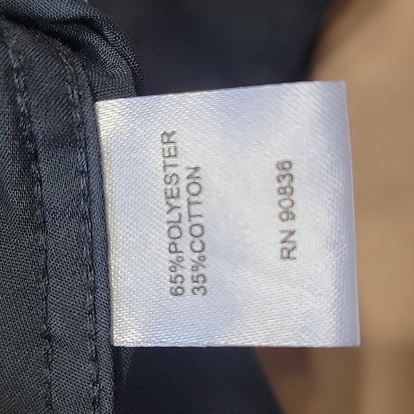 Port Authority Size XS Black Button Down Long Sleeve Blouse, Exc. Used Condition - Picture 11 of 11